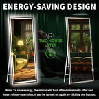 Hasipu Full Length Mirror with Lights, Full Body Dressing Hanging Mounted Mirror - Image 5