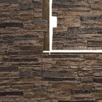 EverStone Canyon Ridge Faux Stone Panel, 45 3/4"W x 24 1/2"H x 1 1/4"D - Image 9