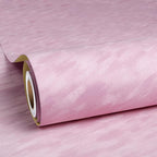 ReWallpaper 30inX16.5ft Peel and Stick Velvet Wallpaper Pink Velvet Flocked - Image 6