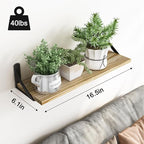 YGEOMER 16.5 Inch Floating Shelves - Image 3