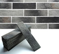 Gray Faux Brick Wall Tiles, 3D Thin Brick Veneers by Holydecot