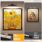 Picture Lights for Wall, Battery Operated Picture Light 16in Gallery Light for - Image 2