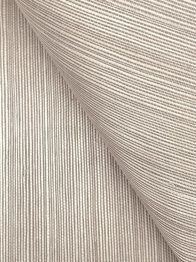 York Wallcoverings Natural Sisal Classic Grey Peel and Stick Grasscloth - Image 4