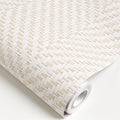 Rugreat Striped Grasscloth Wallpaper Peel and Stick 78.8inL 17.3inW Textured by ExploringWallpaperArtwithRugreat