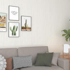 Livelynine 15.8X394 Tan Grasscloth Peel and Stick Wallpaper Textured Removable - Image 3