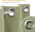 RYB HOME Blackout Thermal Insulated Curtains, Portable Curtain - Image 7