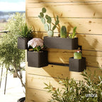 Umbra Cubiko Wall Planter with 4 Lightweight and Durable Pots - Image 2