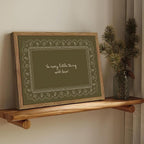 Framed Vintage Inspirational Wall Art, Do Every Little Thing - Image 2