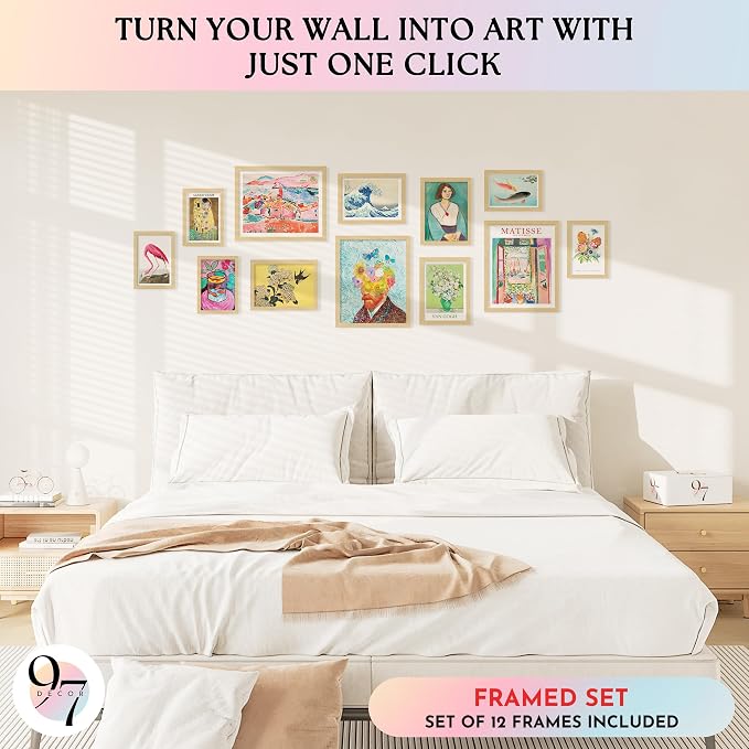 97 Decor Eclectic FRAMED Wall Art Set - Image 3