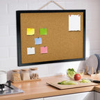 GDMINLO Black Cork Bulletin Board, 17.7 X 13.3 inches - Image 6