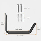 niffgaff Heavy Duty Garage Storage Hooks - 120 LB Capacity Wall Mounted Rack - Image 4