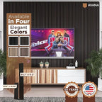 Avana Modern Acoustic Wood Wall Panels – 93.2x11.25 Inch Panels – Fits 94x12 - Image 4