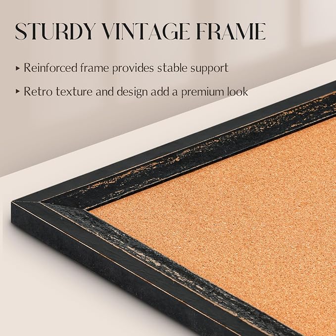 Large Cork Board Bulletin Board - Image 3