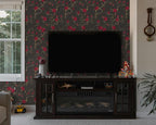 FLFK Gothic Rose Floral Wallpaper Peel and Stick 16in x 64in Wall Paper - Image 4