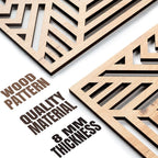 qmmp Modern Wooden Wall Sculptures - Image 5