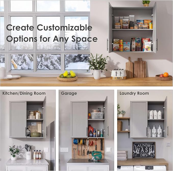 FIMELLO 59" Wall Cabinets for Laundry Room - Image 6