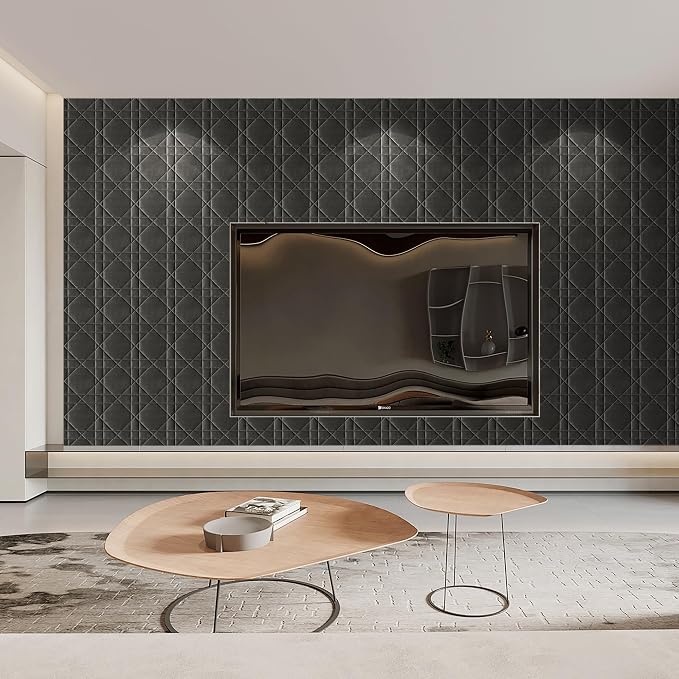 3D Wall Panels, Velvety Touch, Soundproof, Feathery Texture, Decorative Panels - Image 9