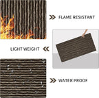 3D Faux Stone Wall Panels, Lightweight & Waterproof Accent Marble Flowing Stone - Image 3