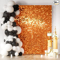COKAOBE Orange Shimmer Wall Backdrop, Photo Backdrops by COKAOBE