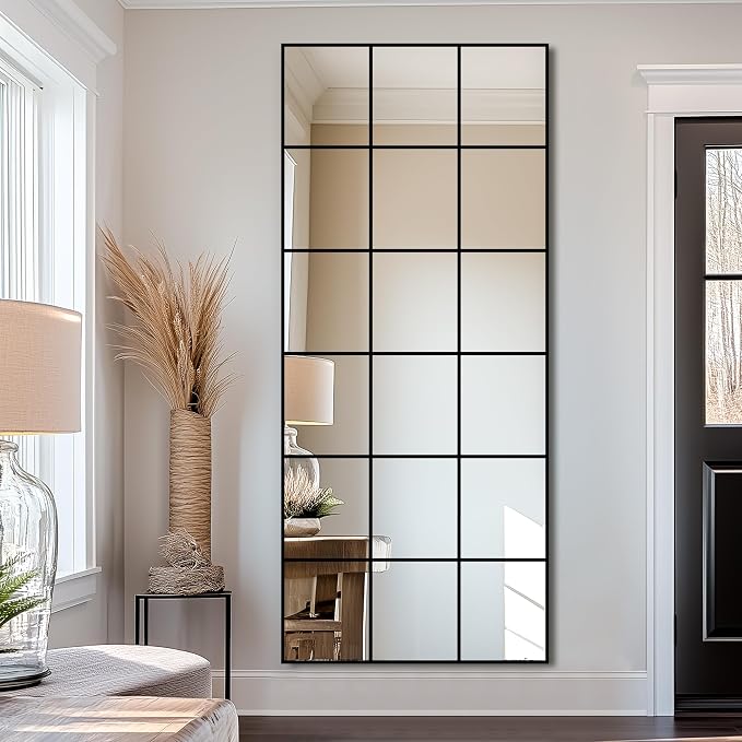 Delma Full Length Mirror, Wall Mounted, Hanging or Leaning - Image 2