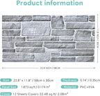 Commomy 12pcs Faux Stone 3D Wall Panels Peel and Stick - Image 6