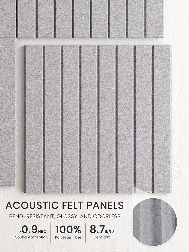 Bumusty Large Cork Board Alternative-36 x 24" Felt Bulletin Board Tiles - Image 3