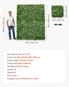 VEVOR Artificial Plant Wall, Fake Grass Wall Screen - Image 7