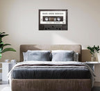 Inspirational Office Canvas Wall Art Picture Vintage Cassett Tape Prints Make - Image 5