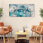 AIYISU Family Wall Art Farmhouse Wall Decor Inspirational Family Saying Canvas - Image 3