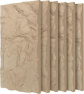 3D Faux Stone Wall Panels, Lightweight & Waterproof Accent Marble Rock Skin by Gahowlen