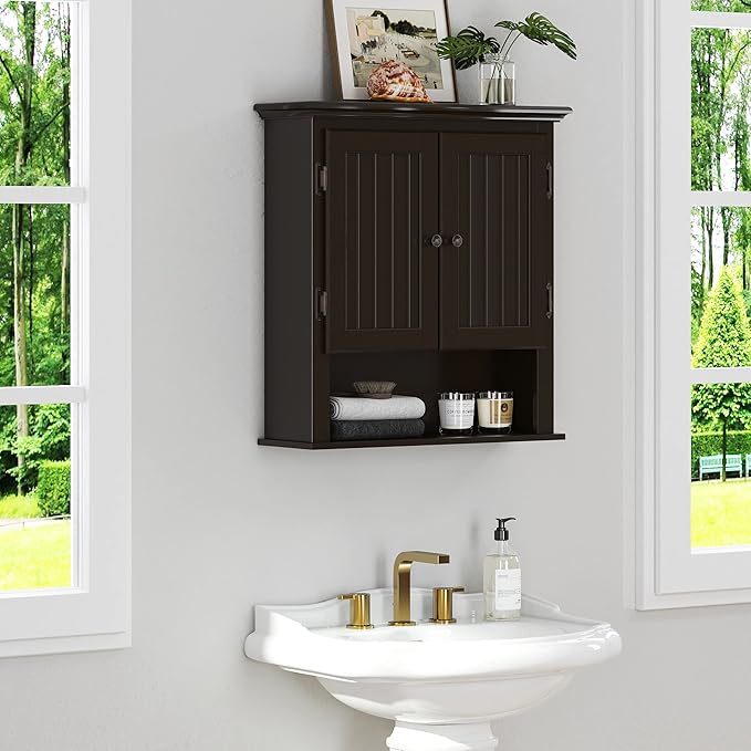 UTEX Bathroom Wall Cabinet, Bathroom Medicine Cabinet - Image 2