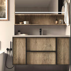 BOMENG Thick Brown Wood Contact Paper Peel and Stick Wallpaper Roll Self - Image 5