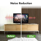 Art3d 4-Pack 12" x 24" Soundproof Wood Slat Panels, 8 sq.ft Acoustic Wall Panels - Image 7