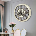 The B-Style Large Wall Clock 24 inch Moving Gear Wall Clock Oversized Vintage - Image 5