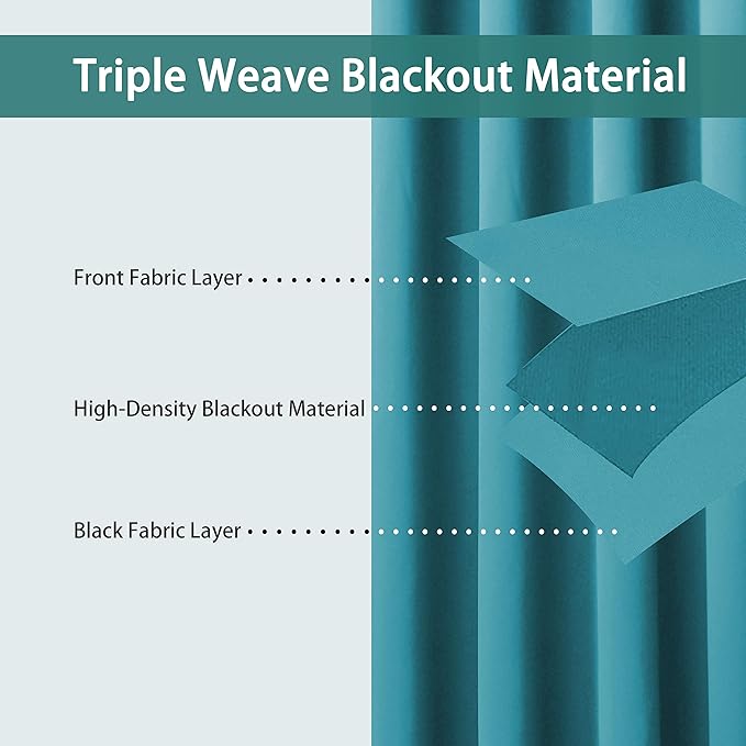 BONZER Extra Wide Room Divider Curtain Total Privacy Wall Noise Reducing - Image 3