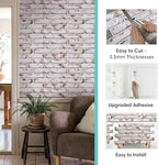 Commomy Faux Brick 3D Wall Panels - Image 5