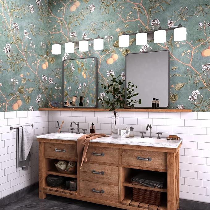 Laatse Green Floral Wallpaper Peel and Stick Bird Wallpaper 17.5" x 393" - Image 6