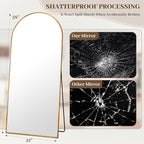 Suidia 58"x21" Arched Full Length Mirror - Image 4