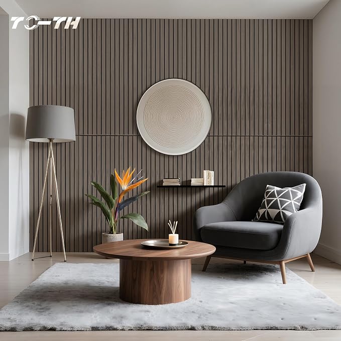 TO-TH Wood-Look Acoustic Wall Panels, 10 Pack 47.2” x 23.6” Acoustic Panels - Image 5