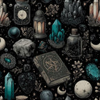 FLFK Mystic Dark Fantasy Peel and Stick Wallpaper by FLFK