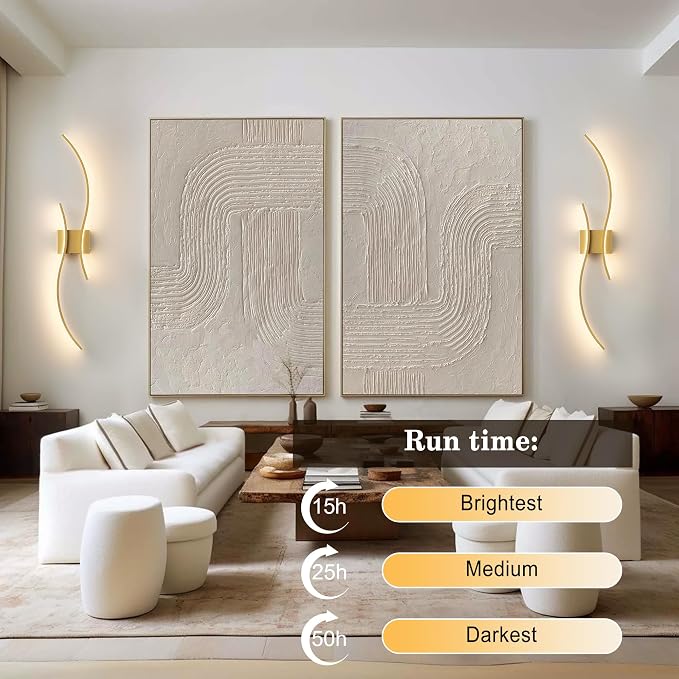 KARTOOSH Battery Operated Wall Sconce - Image 3