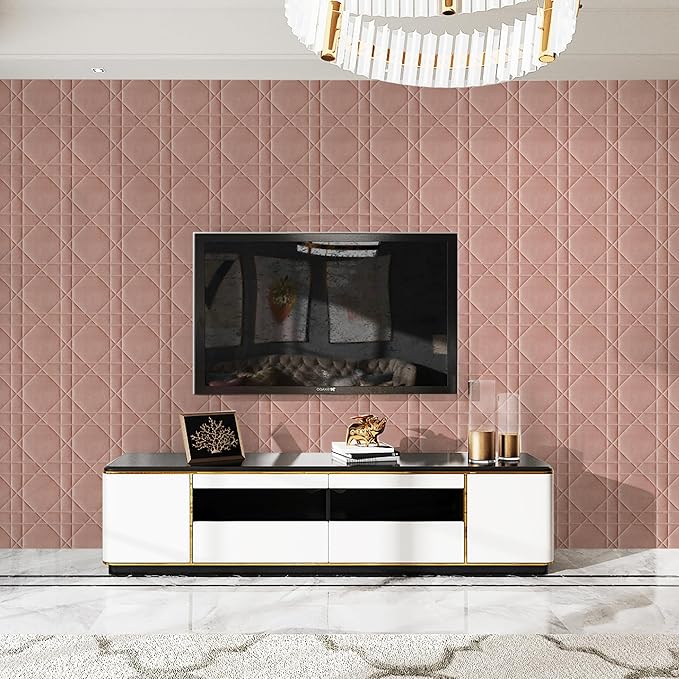 Velvet 3d wall panels for Interior wall Decor peel and stick, Soundproof - Image 7