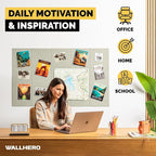 WALLHERO Corkboards for Wall, Pin Up Board, Office Board for Wall, Big Bulletin - Image 5