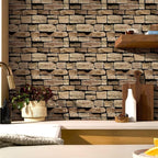 3D Peel and Stick Faux Stone Wall Panels 11.8" x 11.8" 10-Pack, Stone-Look Wall - Image 2