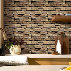 Commomy 3D Faux Stone Wall Panel Peel and Stick Wall Tiles - Image 7