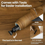 Wood Contact Paper With Tools, Peel and Stick Wallpaper Thicken - Image 8