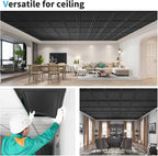 Art3d 12-Pack Drop Relief Ceiling Tiles - Image 6