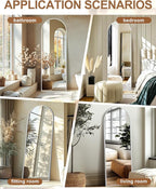 Delma Full Length Mirror, Large Floor Mirror - Image 6