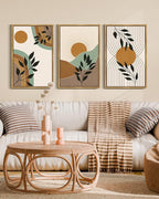 PHOPAGO Boho Wall Art Sage Plant Botanical Framed Wall Printing Large 16x24in - Image 4