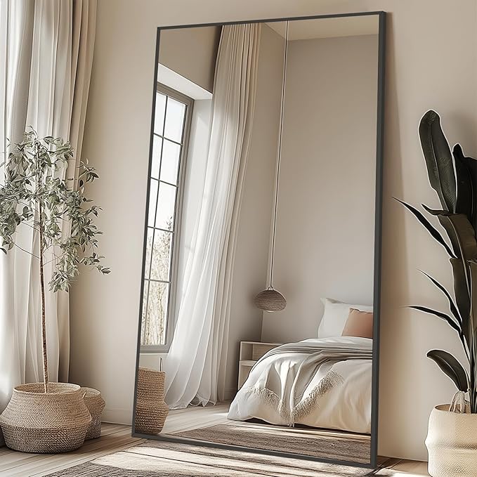 82"X44" Oversized Floor Mirror Full Length, Extra Large Standing Mirror - Image 2